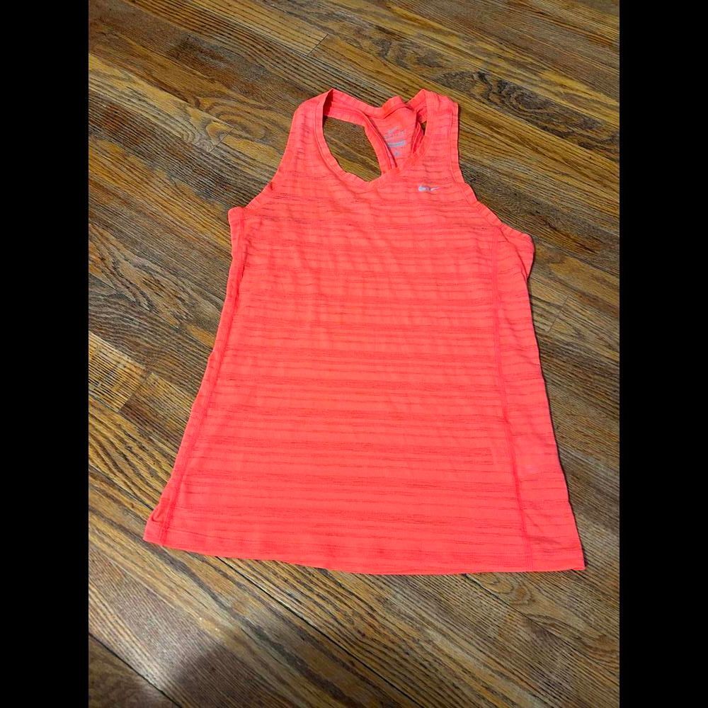 Nike Women's Dri-FIT Racerback Tank Top - Coral